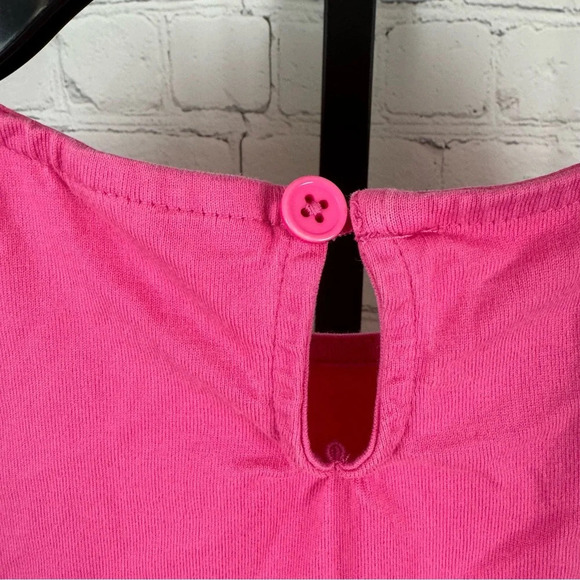 Hanna Andersson Pink Tiered Flower Dress Size 140 US 9-11 - Picture 6 of 6